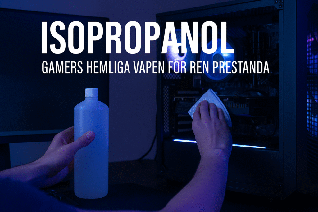 Isopropanol 99 % i dunk från Kemexperten.se – professionell rengöringsvätska för elektronik och gamingutrustning.